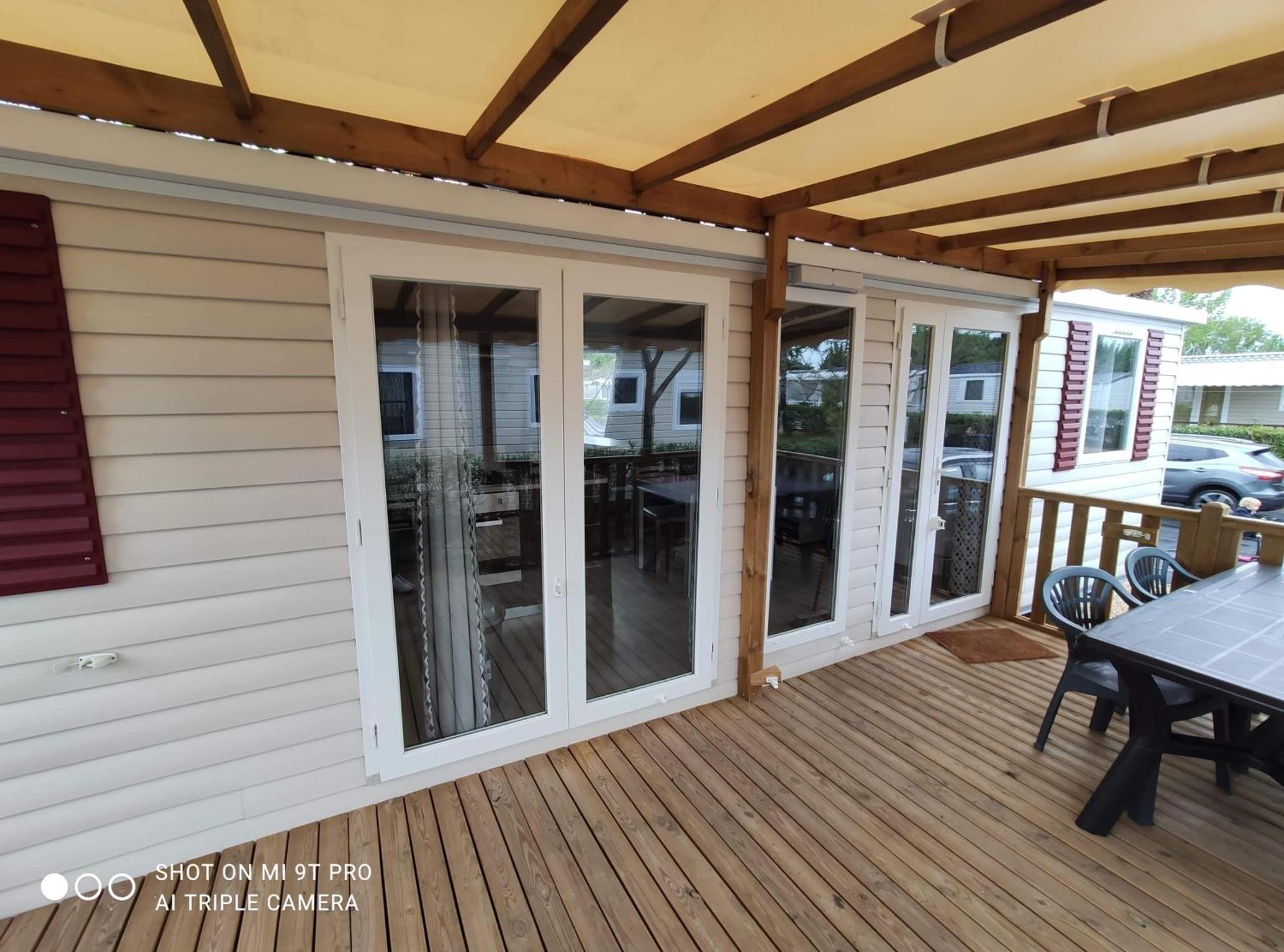 Mobilehome 8 Personnes Avec Clim Situe Aux Sables Du Midi Valras-Plage Exterior photo